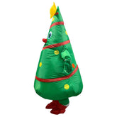 Adult Inflatable Christmas Tree Costume Halloween Fancy Dress Mascot Cosplay Party Outfits Carnival Blow Up Suit - INSWEAR